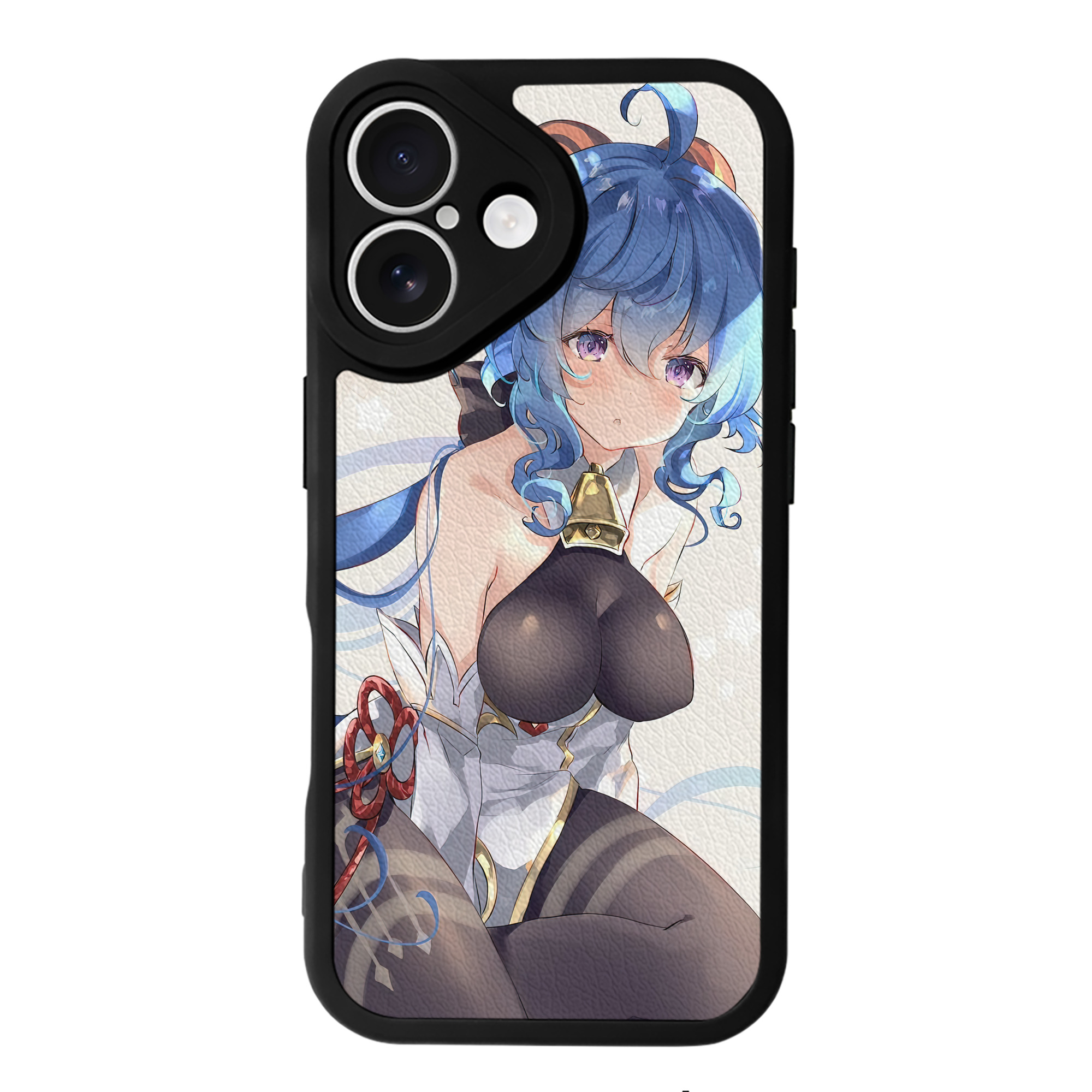 げんし神 genshin 【iPhone 16シリーズ対応】シリコンスマホケース（レザー調） 材質：シリコン